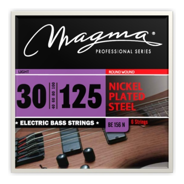 Encordado Bajo 6 Cuerdas Magma Nickel P/steel 030-130