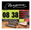 Encordado Guitarra Electrica Cuerdas 08-38 Magma Ge100n