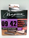 Encordado Cuerdas Guitarra Electrica Nickel .009 Magma Ge110n