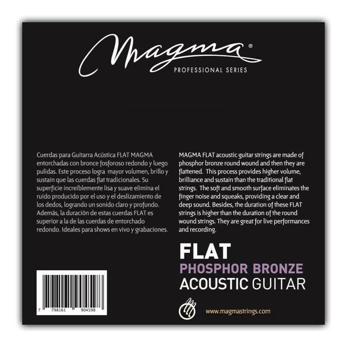 Encordado Acustica Magma Bronce Flat 10-48 Light Ga120pbf