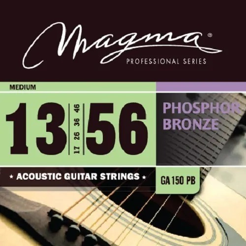 Set Cuerdas Guit Acustica Magma - Medium Cuerdas Guit Acustica Phosphor Bronze Set .013" - .054" - GA150PB 1 Set