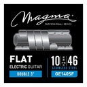 Set Cuerdas Guit Electrica Magma - Light Stainless Steel FLAT Guit Electrica 3ra Extra Set .010" - .046" (GE140SF) 1 set