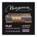 Set Cuerdas Guit Acustica Magma - Medium Light Cuerdas Guit Acustica FLAT Phosphor Bronze Set .012" - .054" - GA140PBF 1 Set