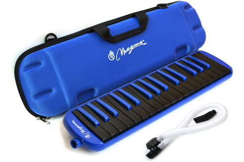 Melodica Magma Profesional 32 Teclas Azul-Negra c/estuche (M3208)