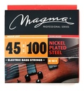 Set Cuerdas Bajo Electrico Magma Medium Light - Nickel Plated Steel Round Wound - Escala Larga 34" Set, .045 - .100 (BE160N) 1 Set