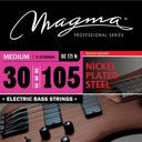 Set Cuerdas Bajo Electrico Magma Medium - Nickel Plated Steel Round Wound - Escala Larga 34" High C Set, .030 - .105 (BE171N) 1 Set